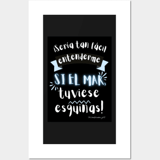 Who understand me?. Motivational phrase in Spanish. Posters and Art